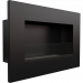 Biofireplace Kratki Golf black with glass wall mounted