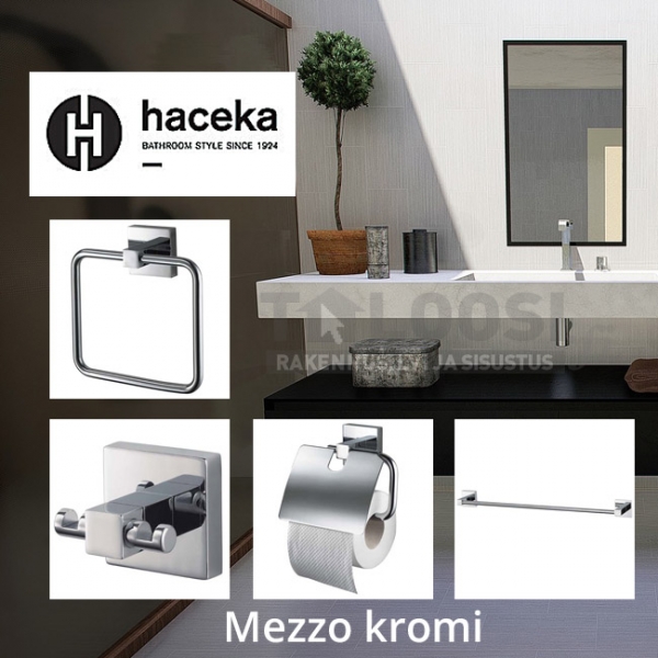Bathroom accessory Haceka MEZZO set of 4 chrome