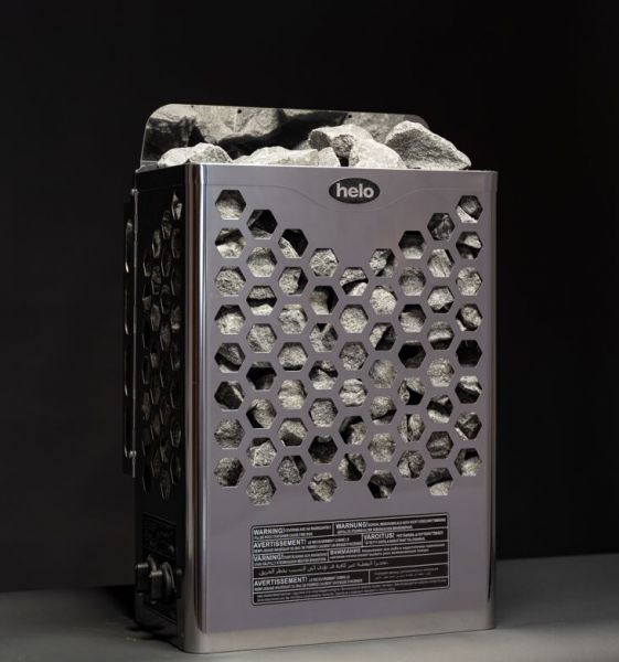 Sähkökiuas Helo Hanko 60 STJ 6kW kromi