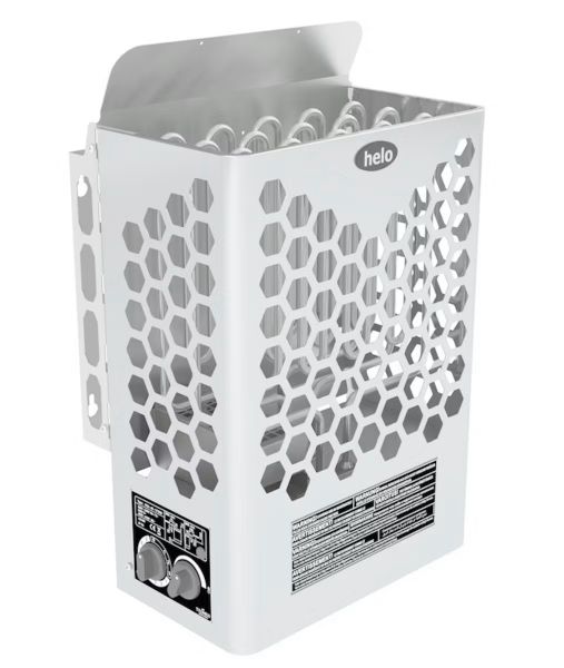 Sähkökiuas Helo Hanko 60 STJ, 6kW, 5-9m³, Musta