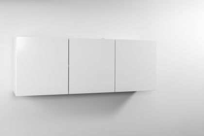 Yläkaappi HSCL Classic 150 x 56 x 34 cm rst teräs, valkoinen