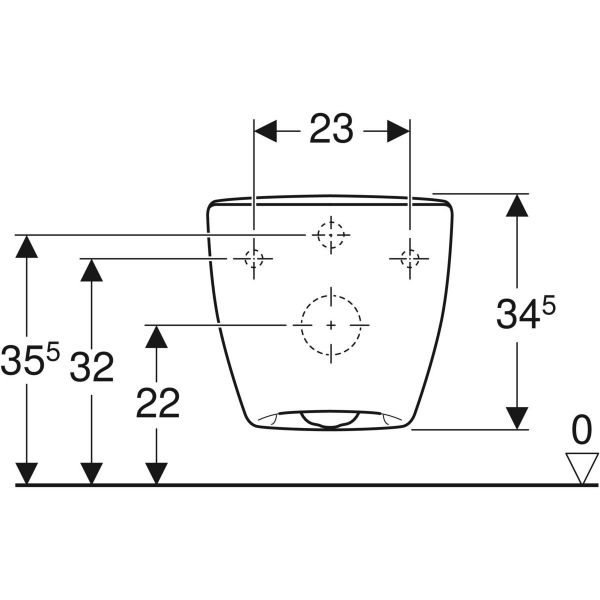 SEINÄ-WC SEVEN D IMAGE 78120-01  KANNETON