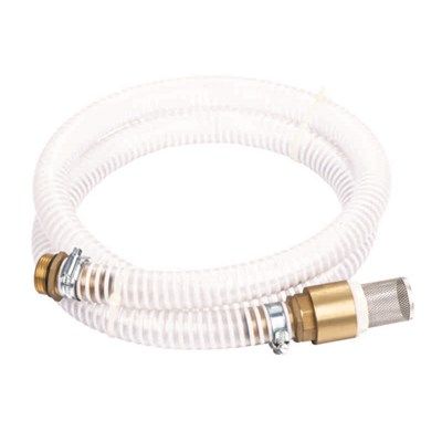 Suction hose, 7m,  Brass Bottom Valve