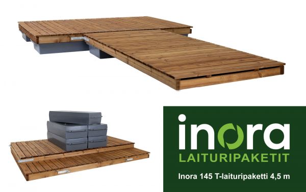 Laituripaketti Inora 145 T-laituripaketti 4,5 m