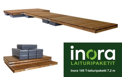 Laituripaketti Inora 145 T-laituripaketti 7,2 m