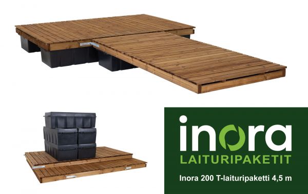 Laituripaketti Inora 200 T-laituripaketti 4,5 m