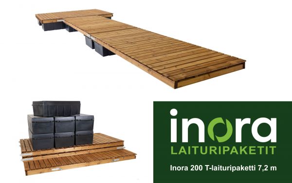 Laituripaketti Inora 200 T-laituripaketti 7,2 m, malli 1