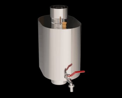 Vedenlämmitin Inord kiukaaseen 12l