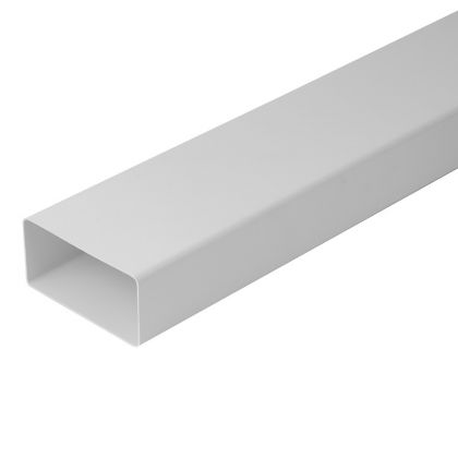 Ilmanvaihtokanava, K-1.5, muovi suora 55x110mm, 1.5M
