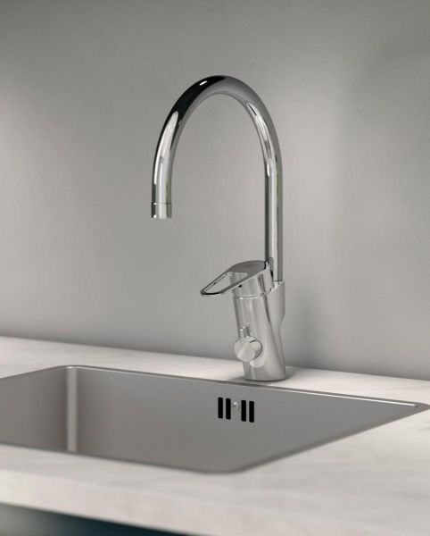 Gustavsberg keittiöhana Nautic korkea apk-liitännällä