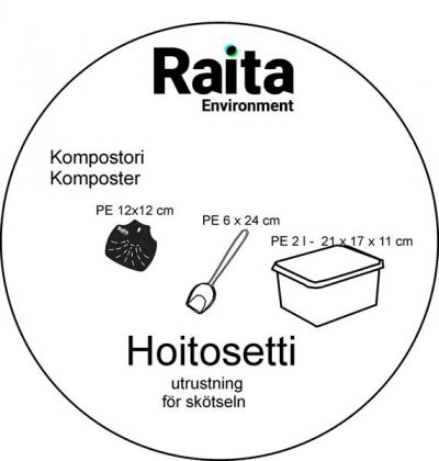 Kompostorin hoitosetti Raita