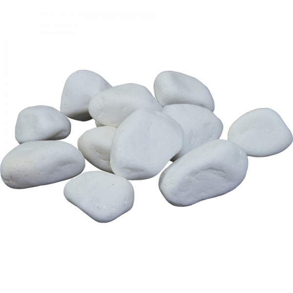 Decorative stones white for Kratki bio fireplaces
