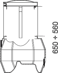 Biobox korotusosa D600 H600, BioBox M, XL, XL+  malleihin