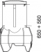 Biobox korotusosa D600 H600, BioBox M, XL, XL+  malleihin