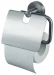 Haceka toilet roll holder with lid, KOSMOS Tec, brushed