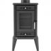 Wood burning cast iron stove K10 Ø 130, 10 kW with hot plates