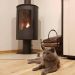 Wood stove Koza AB S/N/DR pillar model Black