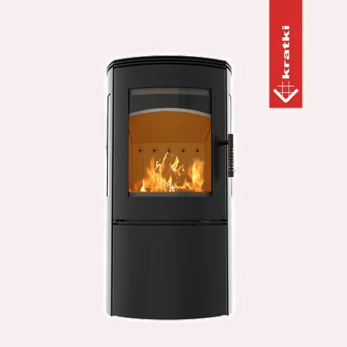 Puutakka Kratki FALCON-VIEW lasi kolmella puolella 10kW