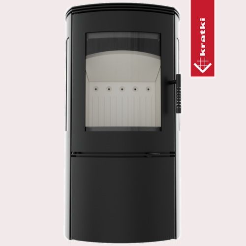 Puutakka Kratki FALCON-VIEW lasi kolmella puolella 10kW