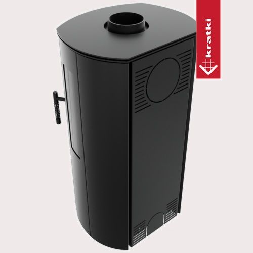 Puutakka Kratki FALCON-VIEW lasi kolmella puolella 10kW