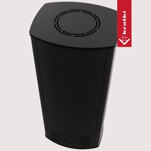 Puutakka Kratki ENYO-R-VIEW lasi kolmella puolella, 5,5kW