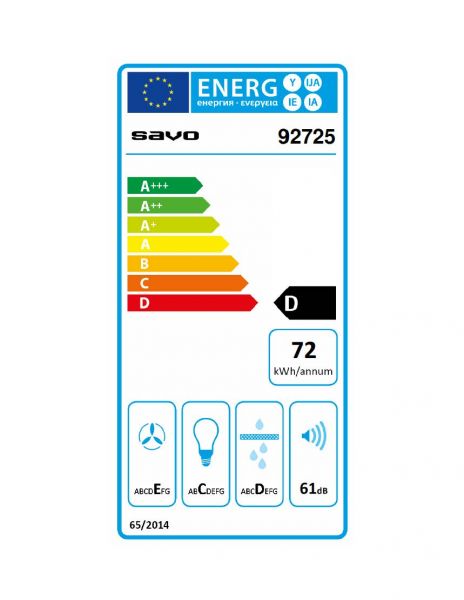Liesituuletin SAVO F-1205-W 50CM valkoinen