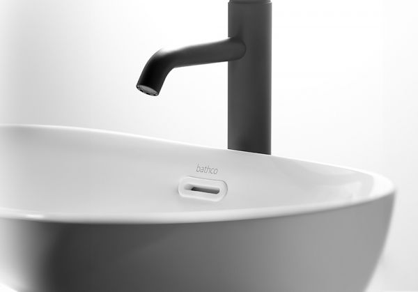 Malja-allas Livorno 55, posliini valkoinen 540x360x160 mm