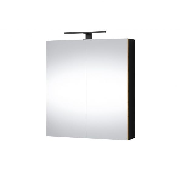 Peilikaappi Kiba LOOK60 led panel , kulta tammi 