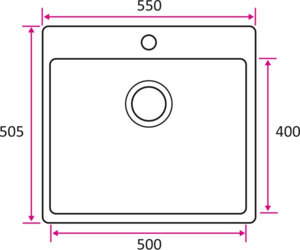 Keittiöallas Stala Lagom T50 hana-alueella, rst