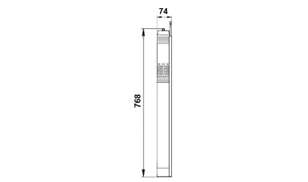 Porakaivopumppu Grundfos SQE 2-70 + 60m 3x1,5 mm²