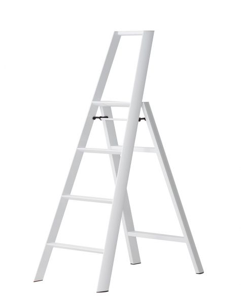 Lucano 4-porrasjakkara, valkoinen