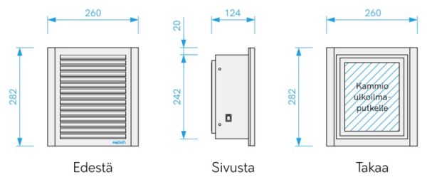 Mobair lämmittävä tuloilmalaite 2015