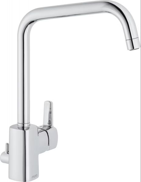 Keittiöhana Mora LionX korkea pesukoneventtiilillä, kromi