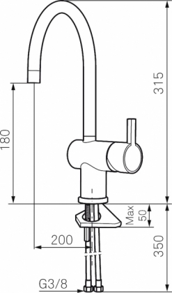 Mora Rexx K5 keittiöhana