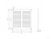 Säleikkö Europlast MR4020 metalli-, 400x200mm, valkoinen