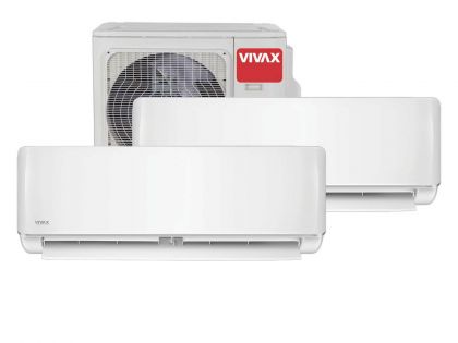 Ilmalämpöpumppu Vivax 2 sisäyksiköllä, 12 R-malli, 5,6 kW