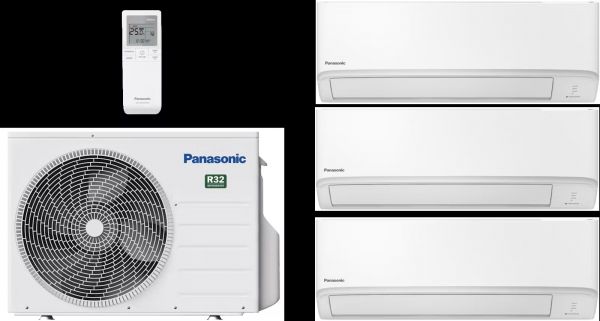 Ilmalämpöpumppu Multisplit Panasonic CU-3Z68TBE + 3 sisäyksikköä
