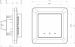  Yhdistelmätermostaatti ETH-7-segment elektroninen 