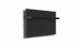 Infrared towel dryer with a heater function ONYX S 1L, black glass with black rail