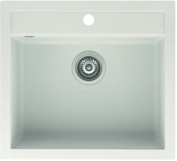 Composite sink Teno 565x510 white