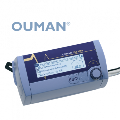 Lämmönsäädin Ouman EH-800B+huoneanturi 