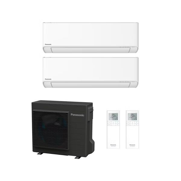 Ilmalämpöpumppu Multisplit Panasonic Nordic 2Z50ABEC 2 NZ sisäyksiköllä, wi-fi