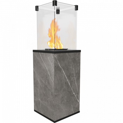 Gas heater PATIO or PATIO MINI, sintered quartz NATURALI PIETRA GREY, manual control