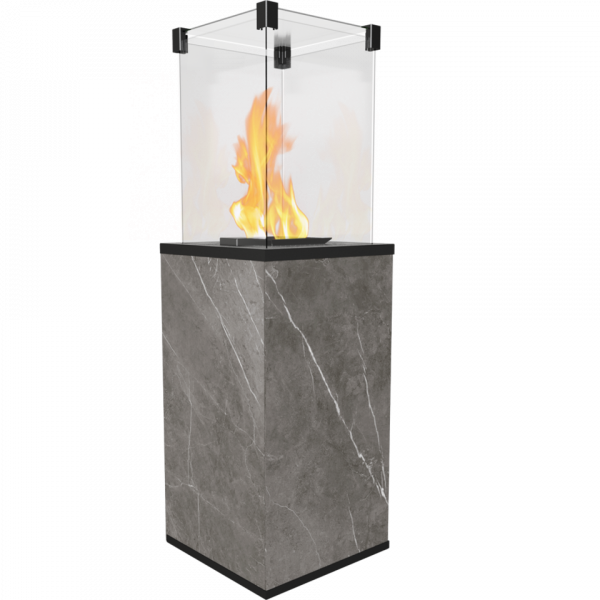 Gas heater PATIO or PATIO MINI, sintered quartz NATURALI PIETRA GREY, manual control