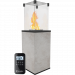 Gas heater Patio or Patio Mini, sintered quartz Oxide Grigio with remote control