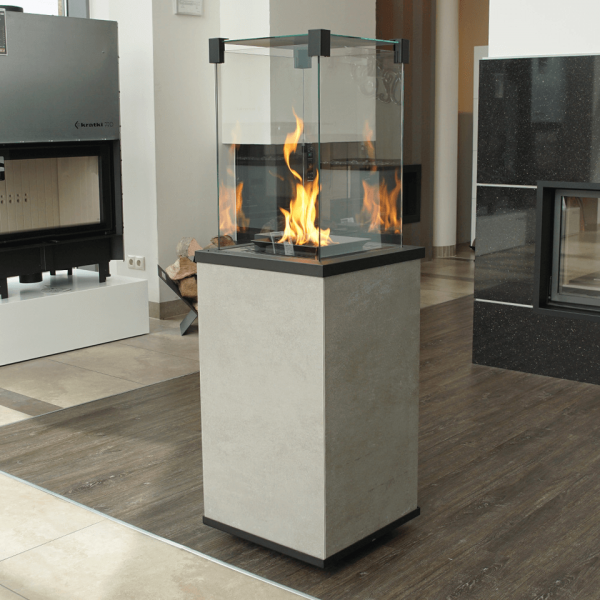 Gas heater Patio or Patio Mini, sintered quartz Oxide Grigio with remote control