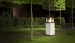 Terrace heater Kratki Patio Mini white glass, manual control