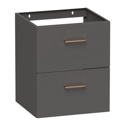 Allaskaappi Polaria Noval 500 vetolaatikoilla harmaa