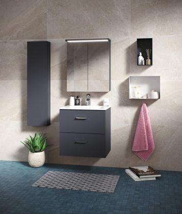 Allaskaappi Polaria Noval 500 vetolaatikoilla harmaa