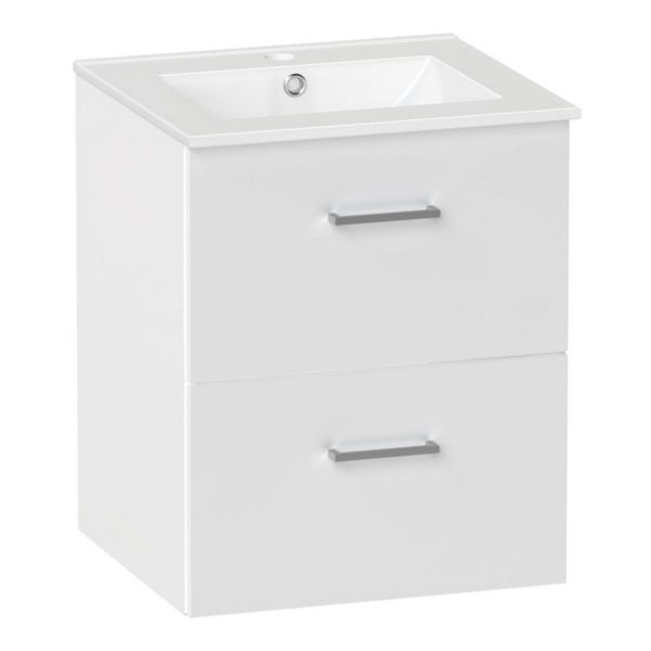 Allaskaappi Polaria Noval 500 vetolaatikoilla valkoinen